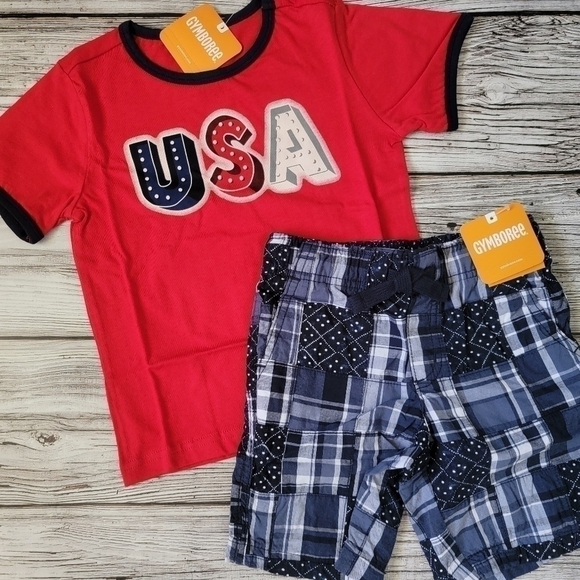 4th of July Outfit Independence Day Patriotic Outfit Gymboree - Picture 3 of 15
